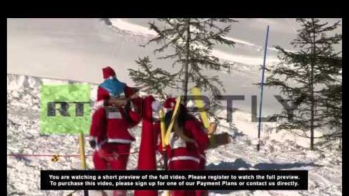 Switzerland: Santas arm themselves as competition gets extreme