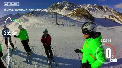 Trace: Skiing - Andres  Neff at Ischgl-Samnaun