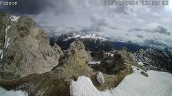 Webcam Da 2193 m. vista su Faloria e Monte Pelmo